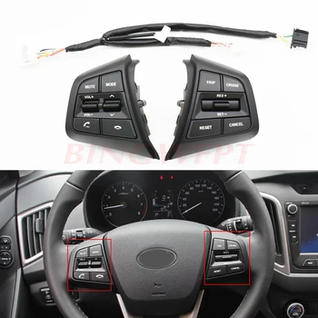 

For Hyundai creta ix25 1.6L Steering Wheel Bluetooth Phone Cruise Control Volume Control Buttons The switch 2015-2018