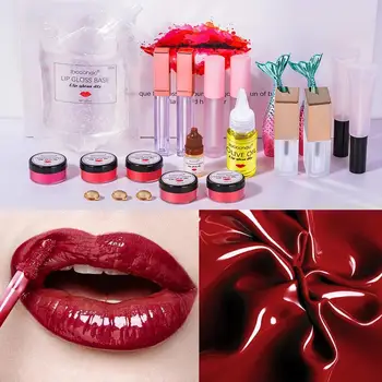 

Moisturizing Diy Lip Gloss Include Pigment Powder Aromatherapy Handmade Vitamin Oil Gloss Tube Makeup Olive Empty Essence L K7B8