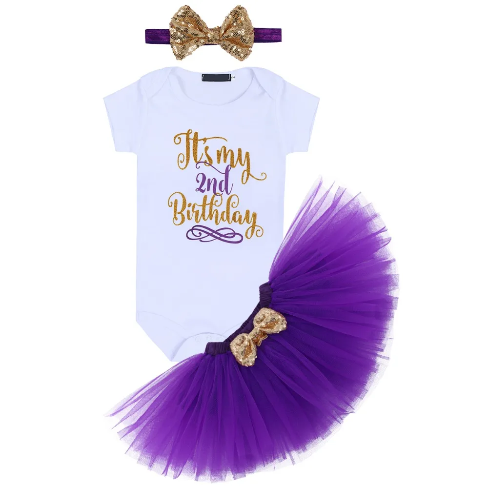 Baby Birthday Clothes Girls Cake Smash Outfit Tutu Princess Dress Girl Baby Outfit Set Photography Props Fashion Baby Clothes