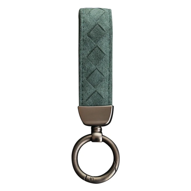 High-Grade Suede Leather Car Key Chain Luxury Key Rings Holder Buckle Alcantara Bag Pendant Charms Best Gift for Christmas Xmas - Image 6