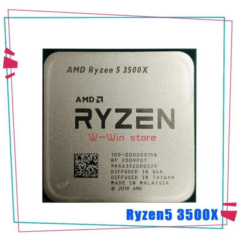 Процессор AMD Ryzen 5 3500X 3 6 ГГц ядер потоков 7 нм 65 Вт L3 = 32 Мб 100-000000158 разъем AM4 |