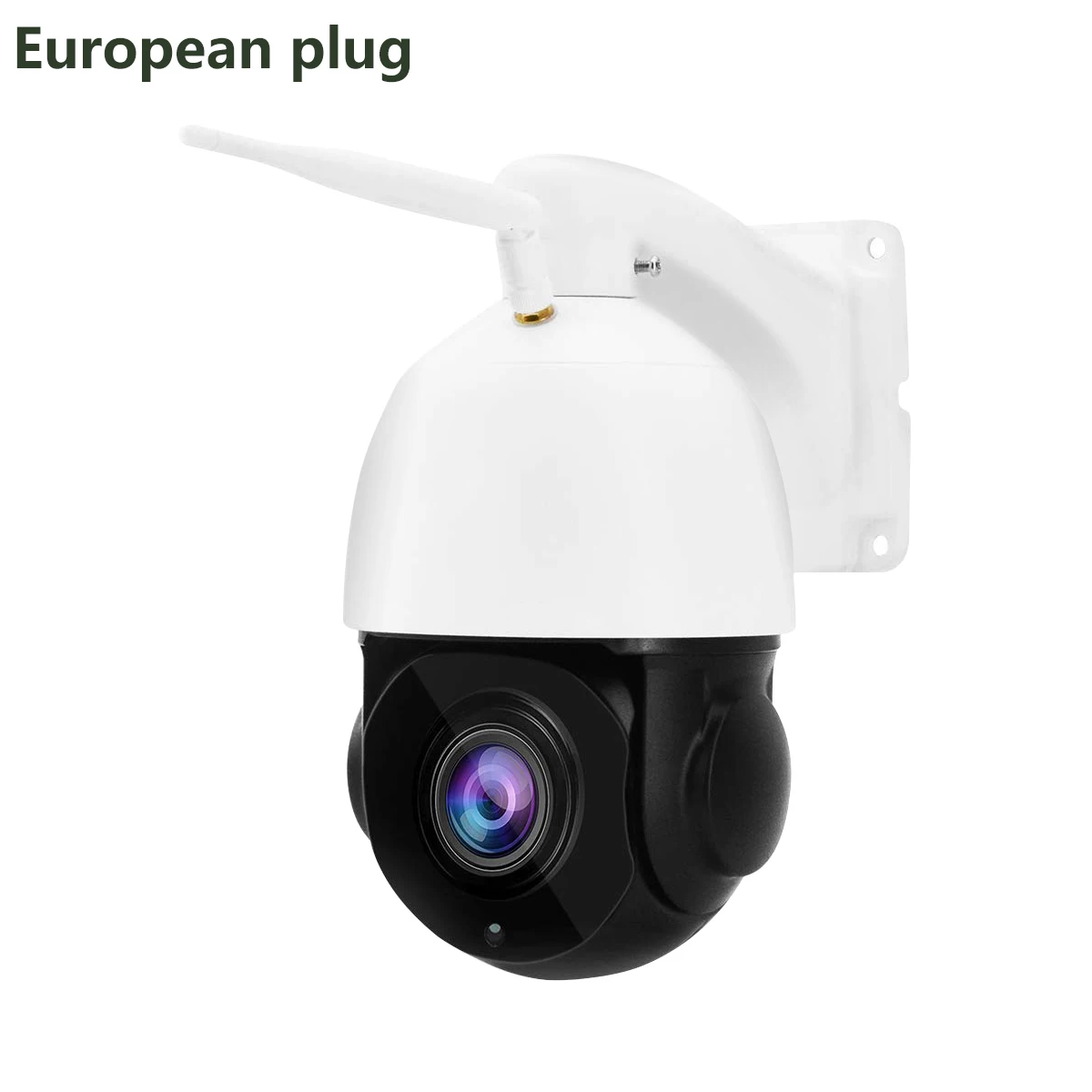 European plug 1080P WI-FI 2.0MP PTZ IP Камера панорамирования/наклона Скорость купол Камера аудио Водонепроницаемый камеры для домашней системы безопасности для видеоняни - Цвет: European plug