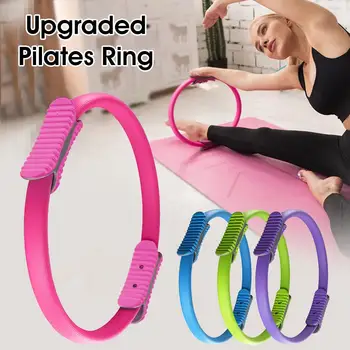 

Yoga Pilates Circle Pilates Ring Comfortable Handle Non-Slip Durable Sport Training Ring Women Fitness Kinetic Resistance Circle