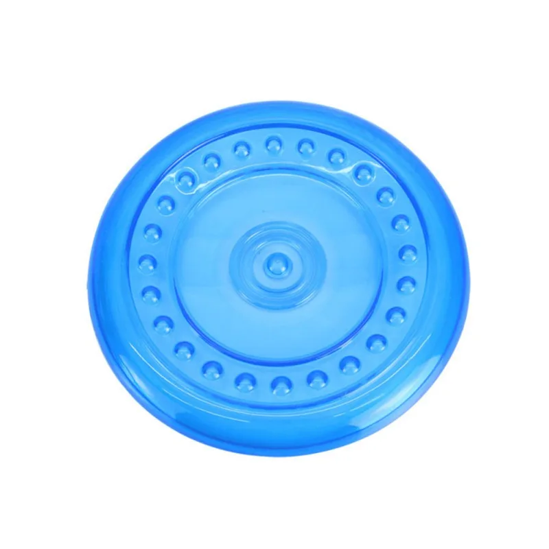 Pet Dog Toy Discs Dog Flying Discs Trainning Puppy Toys Rubber Fetch Flying Disc Training Dogs Chew Teeth Clean TPR Outdoor Pets