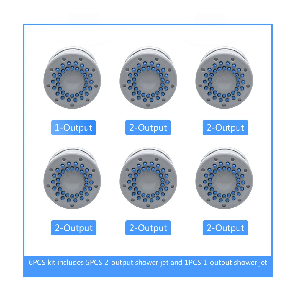 3pcs-6pcs/set Shower Water Jets Shower Cabin Acupuncture Massage Nozzles Shower Nozzle For Panel Room Cabinet