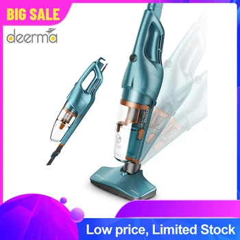 

Deerma Handheld Vertical Vacuum Cleaner 14000Pa Powerful Suction Dust Collector Steel Filter Cleaner Machine Aspirator DX900