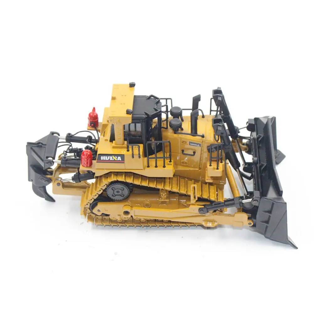 HUINA TOYS 1700 1:50 литой под давлением тяжелый бульдозер инженерный грузовик статическая модель гусеничный колесный бульдозер детские игрушки подарок