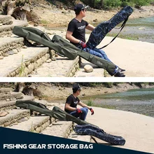 130/150 см 3 Слои Портативный Складная удочка для удочки из плотной ткани для рыбалки, игрушки для ванной, Сумка Для Хранения Чехол Рыбалка Шестерни рыболовные снасти