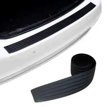 

High Quality Car Black Rear Bumper Sill Protector Plate Rubber Cover Guard Trim Pad Car Sticker Для Автомобиля