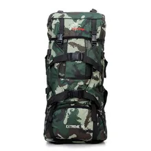 Сумка для альпинизма на открытом воздухе, мужская, 70Л, большой объем, камуфляжный рюкзак, армейский, для фанатов, для кемпинга, рюкзак