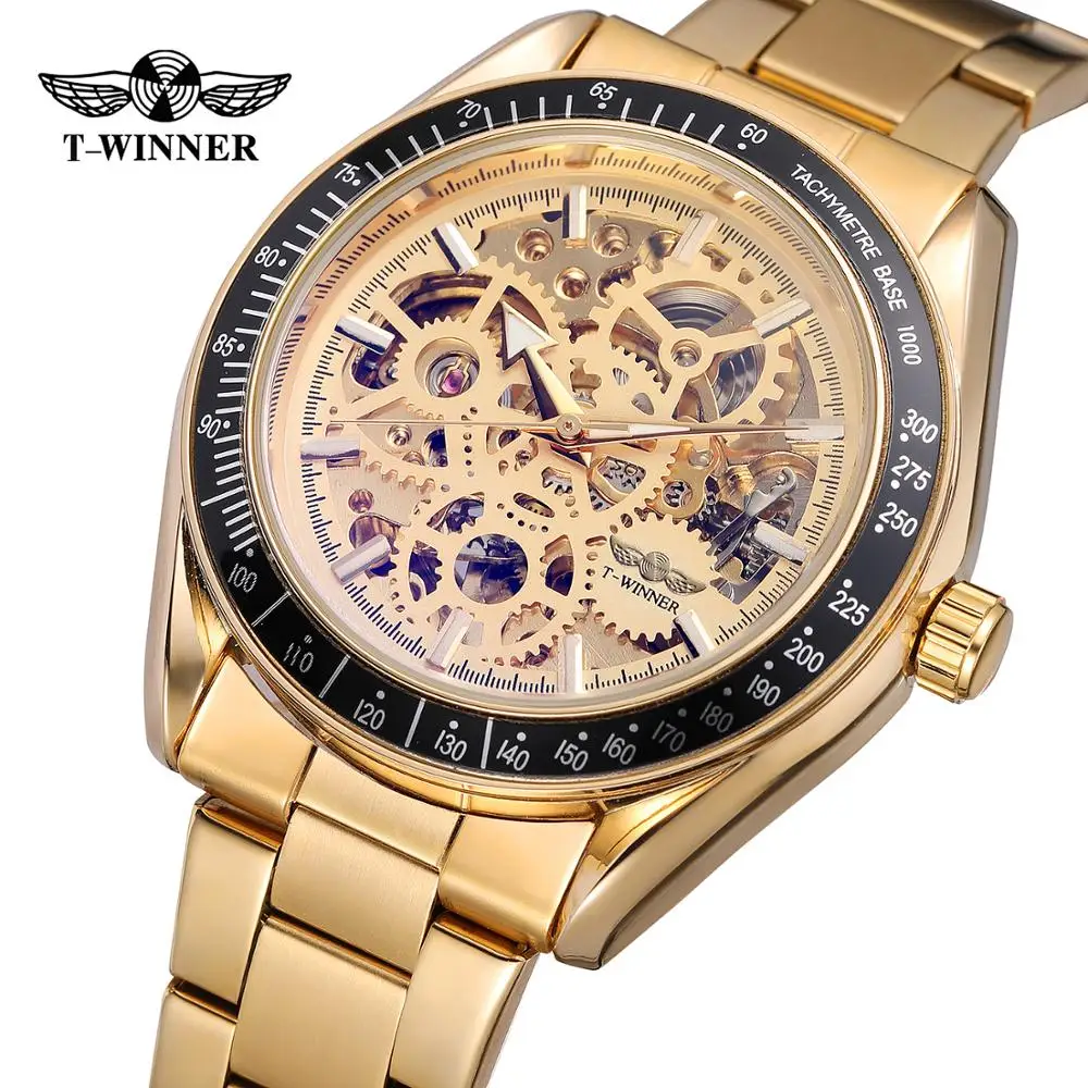 

Men Watch T winner Automatic Brand Watch Mechanical Skeleton Luxury Clock Water Resistant Gift Relogio Masculino Drop Shipping
