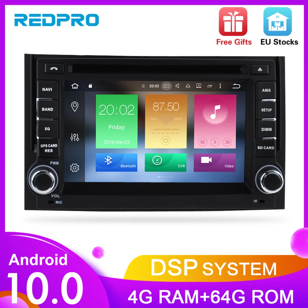 Автомобильный DVD-радиоприемник 7 дюймов Android 2002 стерео для Audi A4 S4 2003 2004 2005 2006 2007 2008