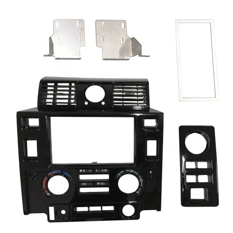

Wholesale Car Dashboard For Land Rover Range Rover Defender Parts 90 110 130 Dashkits Double Din Facias Center Console Panels