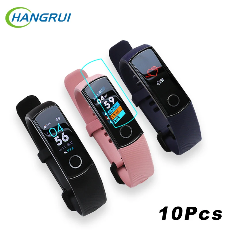 10 шт. защитная пленка для экрана Huawei Honor Band 5 4 аксессуары 5|Смарт-аксессуары| |