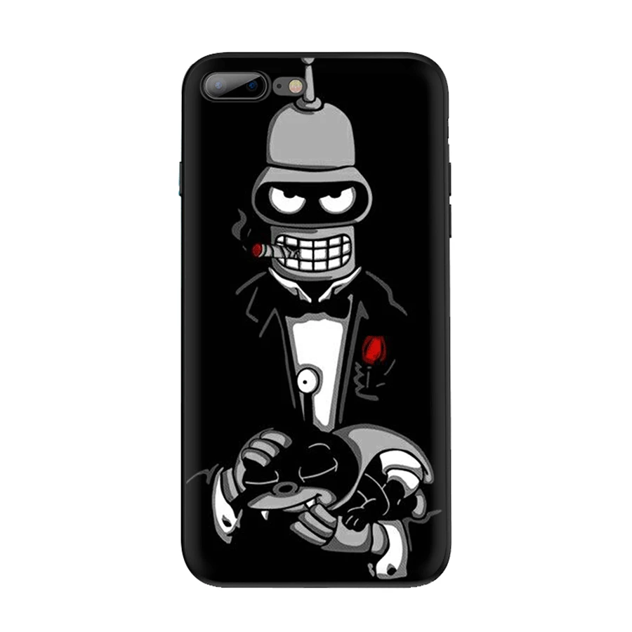 Чехол для мобильного телефона iPhone 11 Pro X XS Max XR iPhone 6 6s 7 8 Plus 5 5S SE чехол Futurama Bender прекрасный корпус