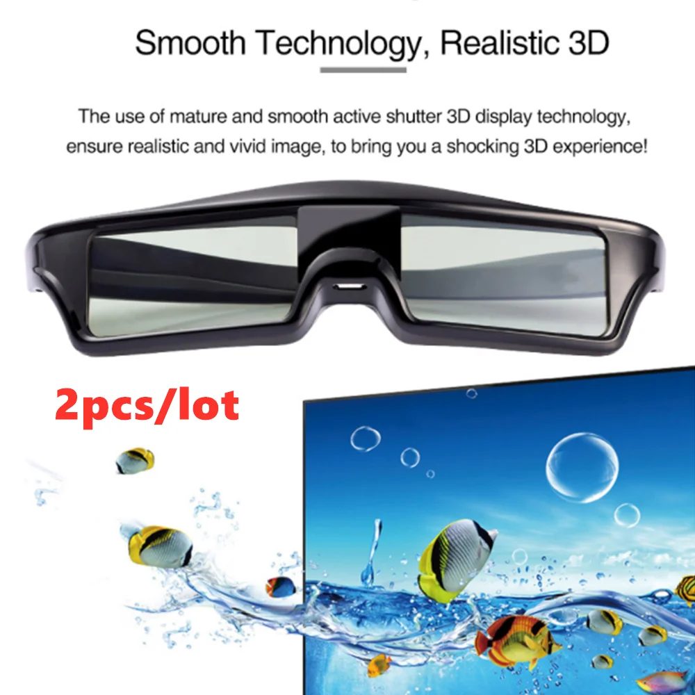 Горячие 2PIS kx60 3D Bluetooth активные очки для Epson ELPGS03 проектор домашнего кинотеатра