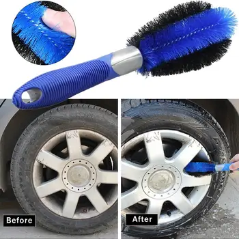 

Long Master Wheel Brush Tools Car Vehicle Motorcycle Wheel Tire Rim Scrub Brush Washing Cleaning Tool Cleaner