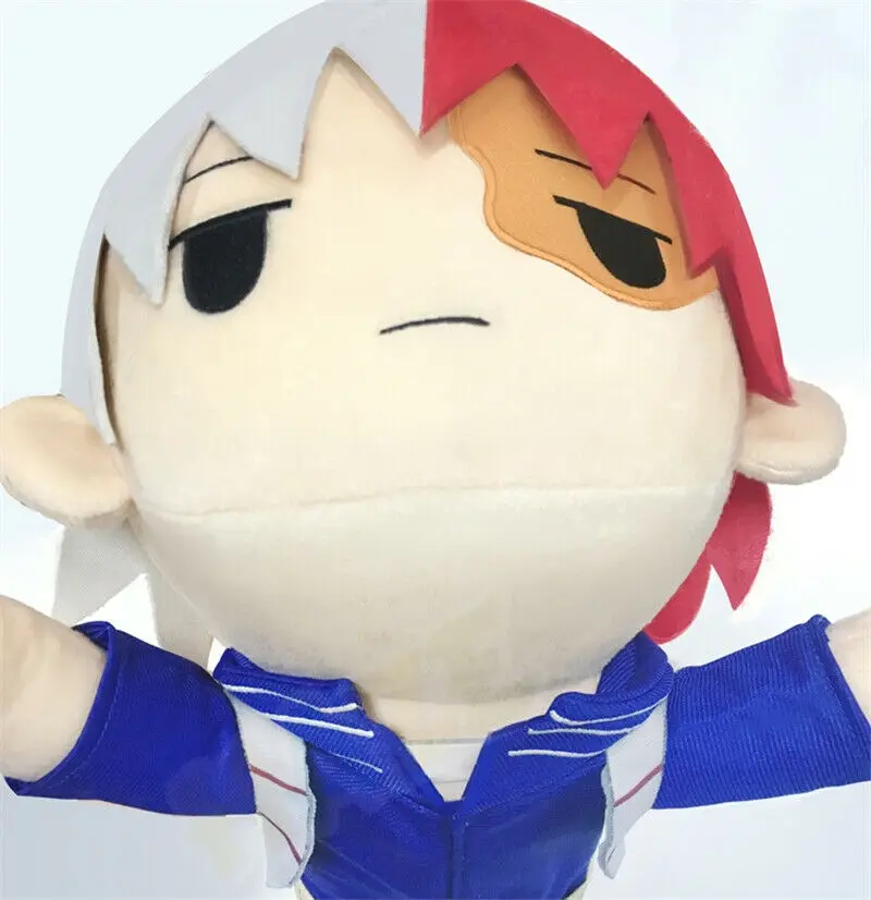 Аниме My Hero Academy Todoroki Shoto плюшевая одежда для сна мягкая лежа кукла 40 см аниме фигурка подарок для друга