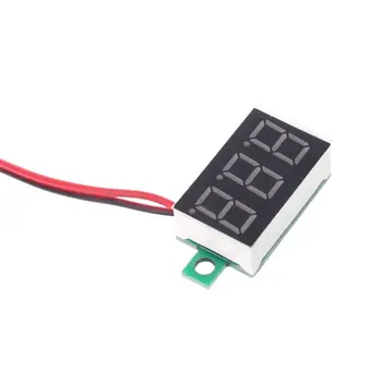 

0.36" Digital Voltmeter DC 4.5-30V 2 Wires Red LED Display Panel Voltage Meter