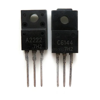 

20pcs/lot 2SA2222 2SC6144 TO-220F 10pairs A2222 + C6144 TO-220 In Stock