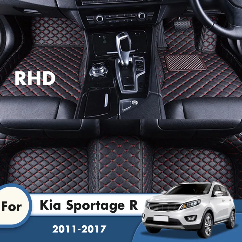 RHD Car Floor Mats For Kia Sportage R 2017 2016 2015 2014 2013 2012