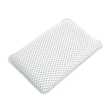 

New Flexible Soft PU Bath Pillow Bathtub Spa Pillow Headrest Bathroom Supplies Shoulder Neck Pillow With Silica Gel Suction Cups