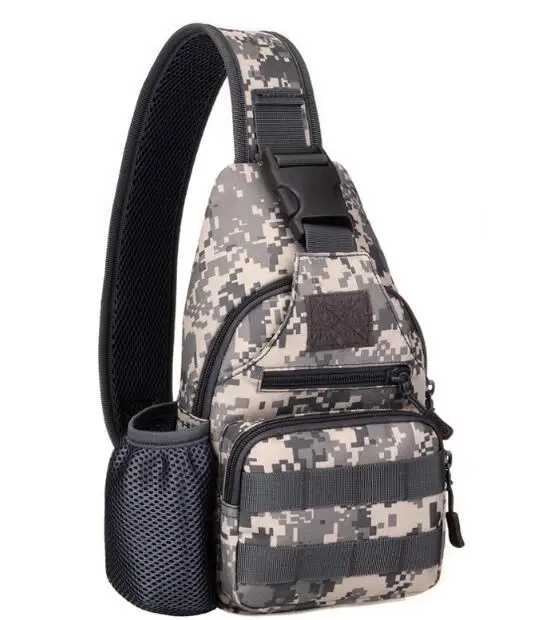 Спортивная сумка на плечо для Путешествий, Походов, походов, велоспорта, альпинизма, рюкзак с USB зарядкой, противоугонные военные тактические сумки - Цвет: ACU