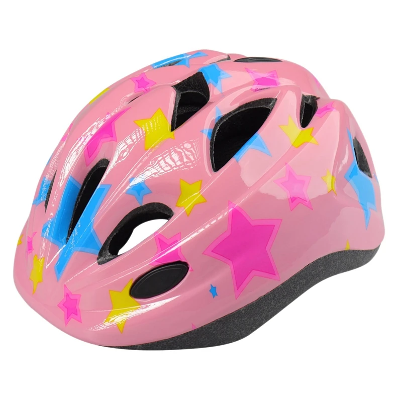 Pink Детский велосипед велосипедный шлем Casco ciclismo с светильник исполнение интегрированная формовка производственный вагонетки с противовесом скейтборд велосипед для верховой езды Зимние виды спорта шлем - Цвет: Pink