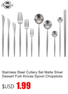 Матовый черный набор столовых приборов из нержавеющей стали столовые приборы набор кухонного серебра стейк Посуда столовая посуда ложка Вилка Нож палочки для еды