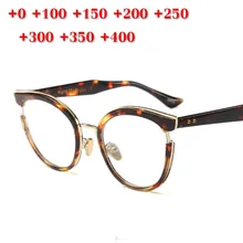 Blue Light Blocking Reading Glasses Men Farsighted Vintage Progressive Multifocal Glasses Women Fashion Cat Eyewear Diopter NX