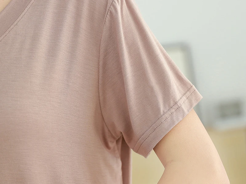 Новая Модальная Базовая ночная рубашка длинное Сексуальное Женское домашнее платье летняя сексуальная пижама для беременных женское нижнее белье
