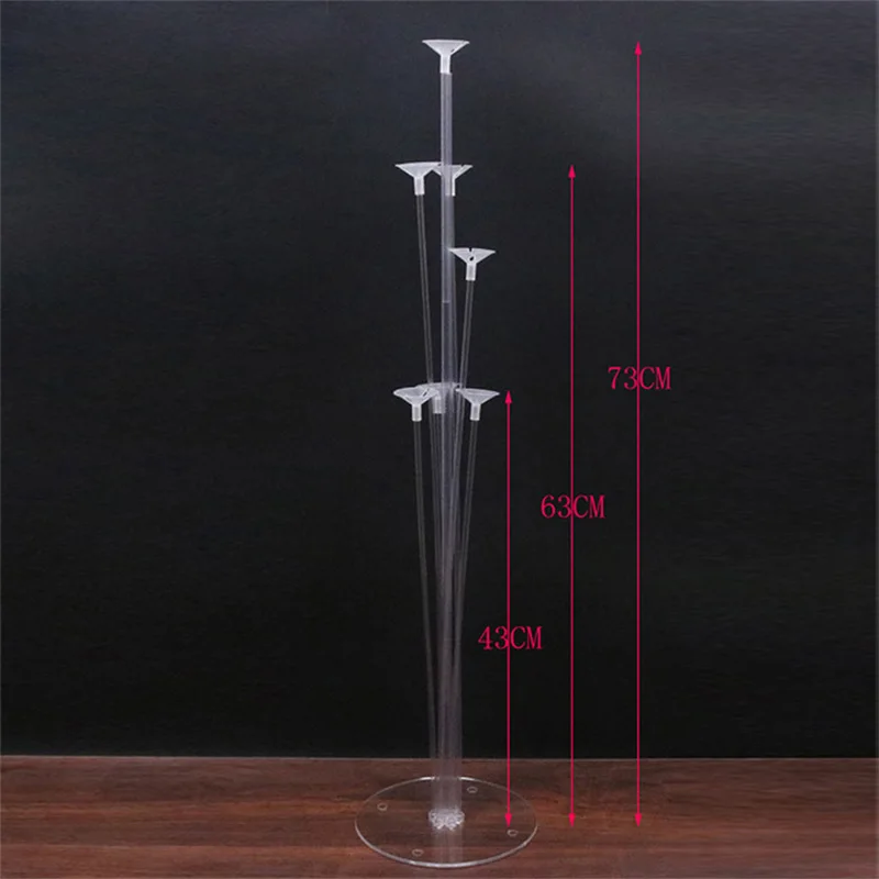 

1set Happy Birthday Balloon Air Stick Stand Baloon Birthday Party Decor Kid Adult Arch Table Ballon Accessories Holder Balon