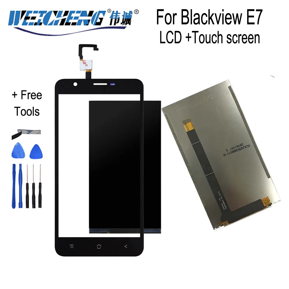 WEICHENG ЖК дисплей для Blackview E7 + сенсорный экран в сборе дигитайзер Замена LCD