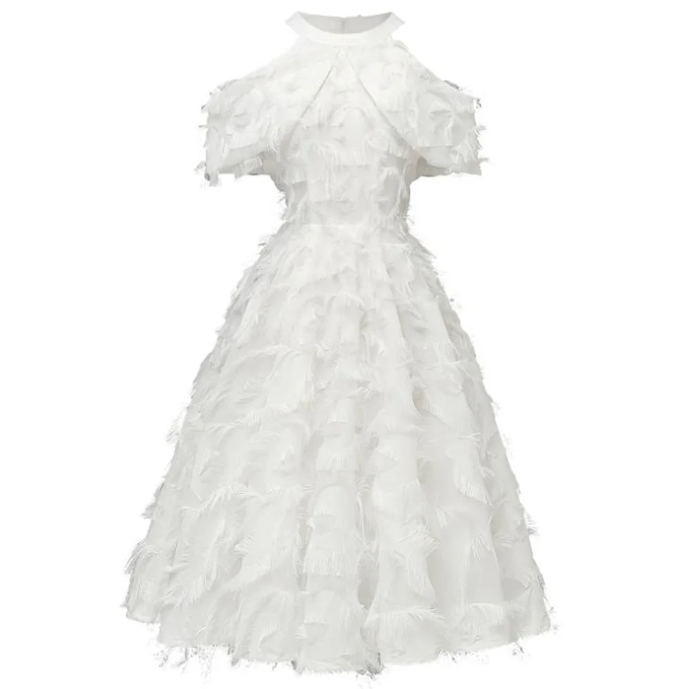Runway Dress Сексуальное платье с бахромой и вырезом лодочкой, красное вино, женские Коктейльные Вечерние платья, плиссированное винтажное вечернее платье с высокой талией, Vestidos - Цвет: Runway Dress