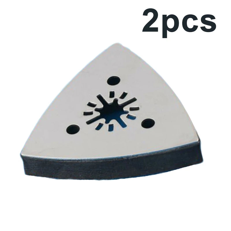 

2pcs Set Triangle Sanding Discs Grinding Plate Pads Precise Polishing Corner
