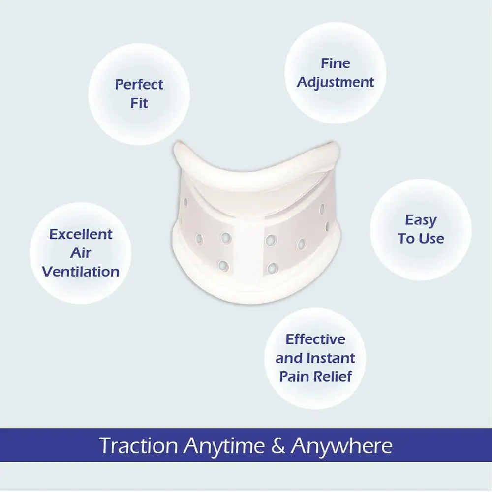 Adjustable Sponge Health Care Neck Braces Collar Dislocation Fix Cervical Pain Relief Posture Corrector Neck Supports Caring