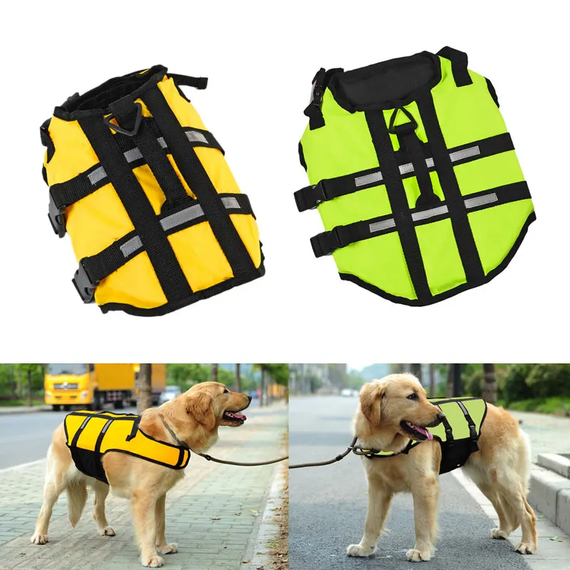 

Pet Dog Clothes Summer Life Jacket Safety Vest Surfing Swimming Vacation