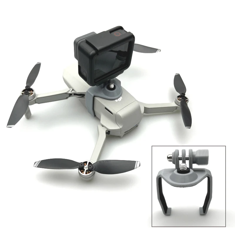 Удлиненный адаптер крепление Кронштейн Держатель для DJI Mavic Mini Drone 1/4 винт insta360