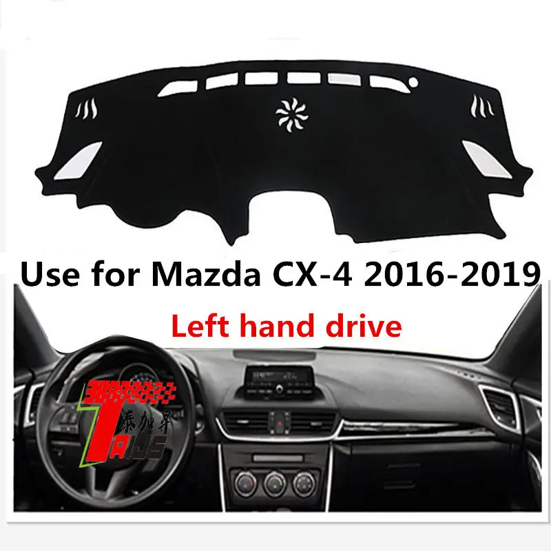 Taijs чехол для приборной панели автомобиля с левым приводом Mazda CX-4 2016-2019 без HUD