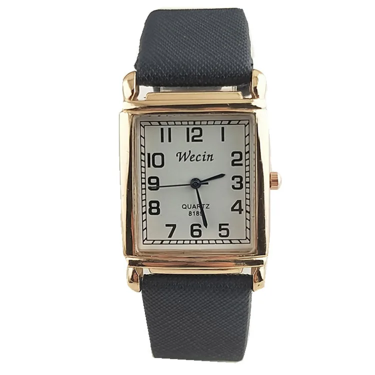 

Wecin New Style Cool Rectangular Rome Dial Women's Belt Watch Fashion Simple Quartz Watch