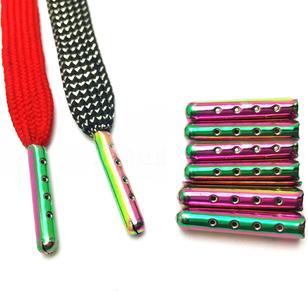 

5Pcs Metal DIY Shoelaces Repair Shoe Lace Tips Replacement End Head Round Accessories Shoe Lace Tips For Unisex Shoestrings