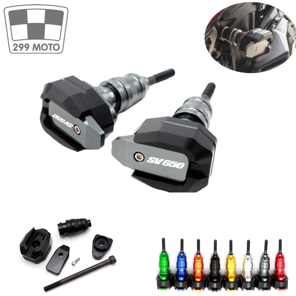 

For SUZUKI SV650 SV 650 1999-2019 2018 2017 Motorcycle Fall Protection Sliding Frame Fairing Shock Protector