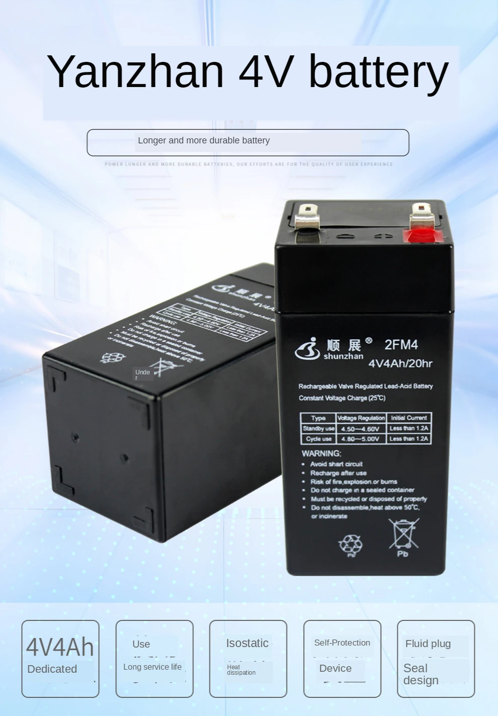 Escala Eletrônica Universal Bateria V4ah - 20hr 4 v Controladores solares