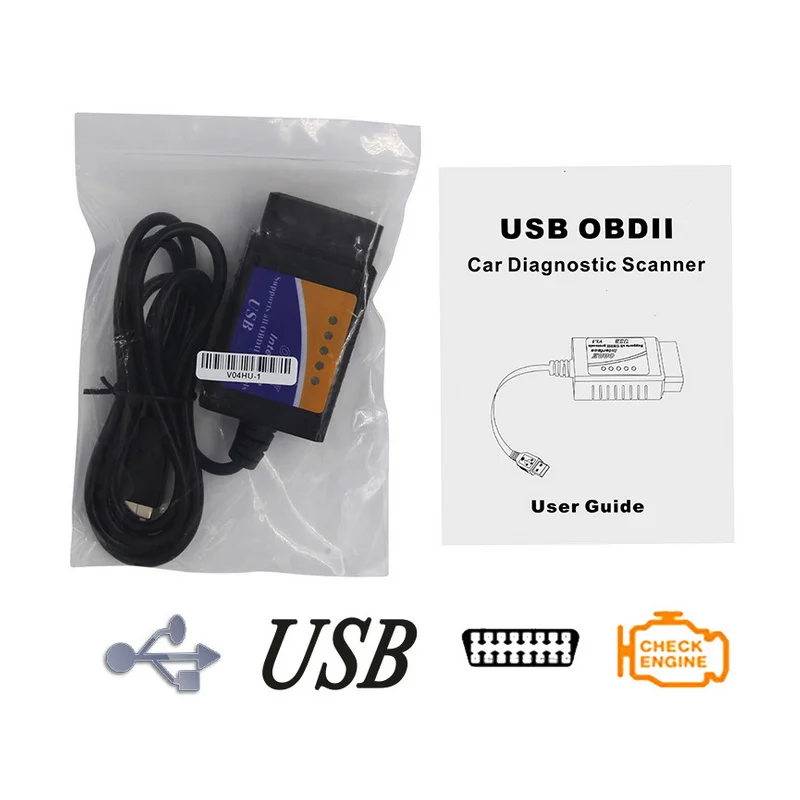 OBDII USB сканер для мульти-брендов CAN-BUS так же, как ELM327 USB