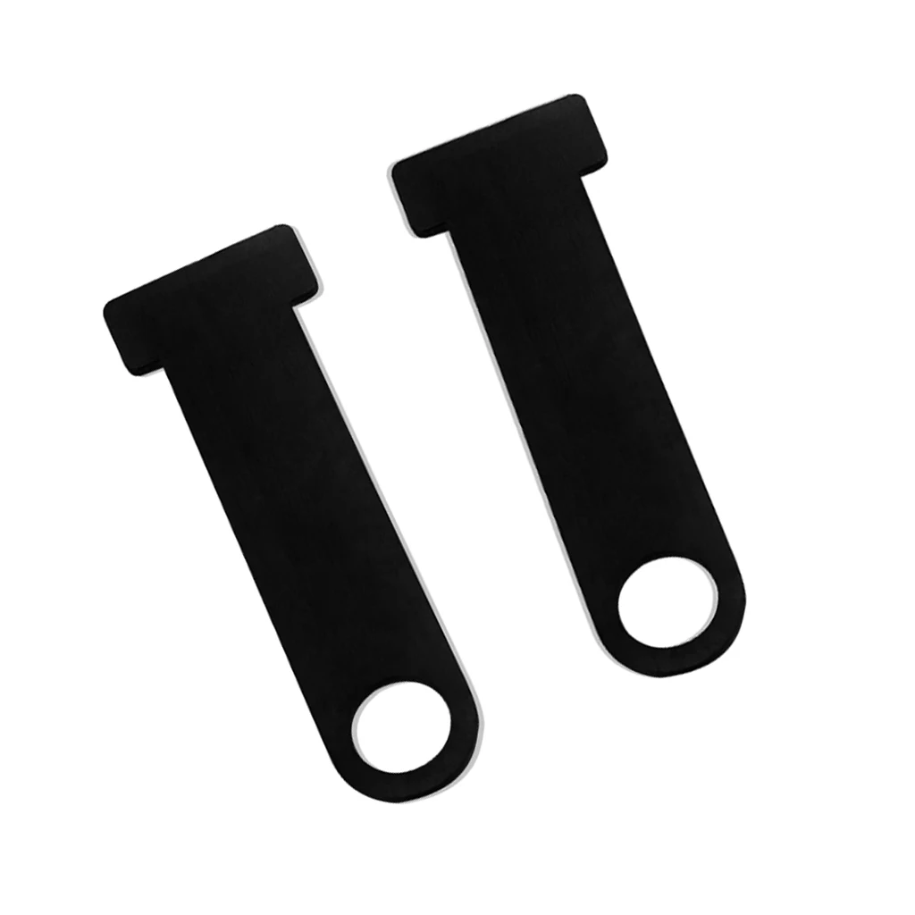 2pcs Universal Motorcycle Scooter Helmet Strap D-Ring Lock Extensions Fit for Open/Full Face Helmets