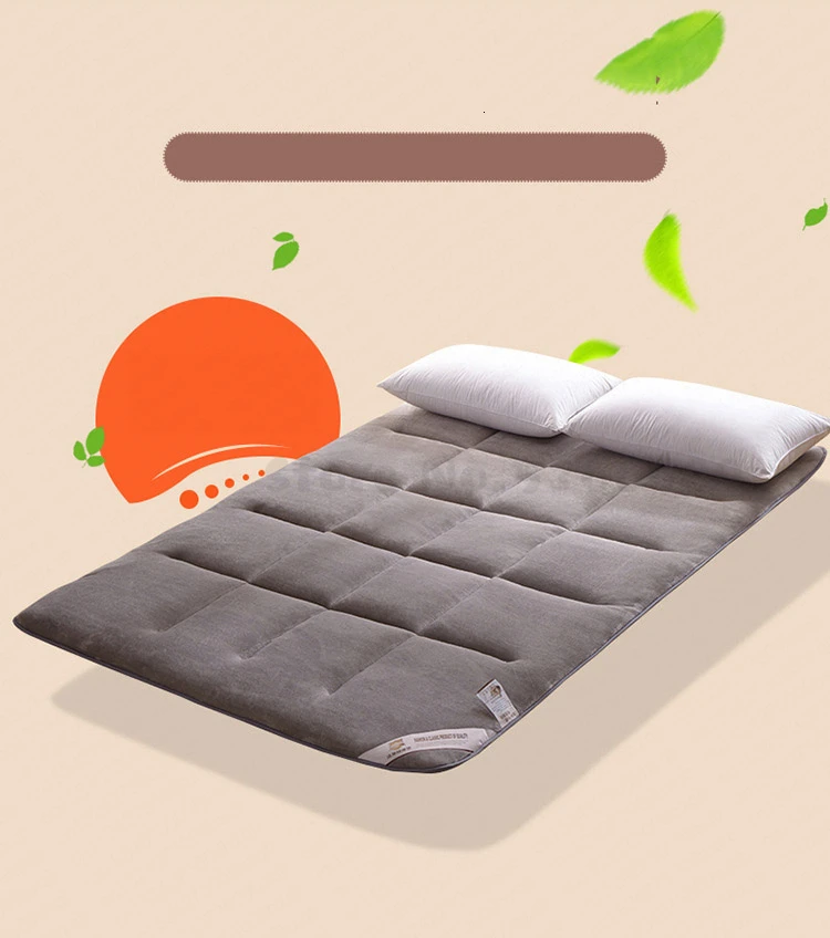 Фланелевая раскладная подушка для кровати с татами Kingsize/Подушка для общежития/дома, супер мягкий матрас, безопасный материал, мебель для спальни