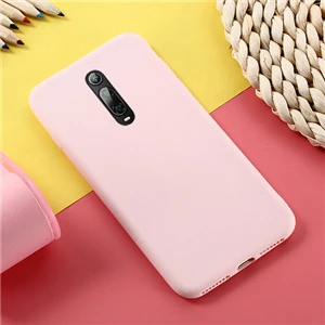 h TRISEOLY Мягкий Силиконовый противоударный чехол для Xiaomi mi 9T 9T Pro простой сплошной цвет Модный чехол для Xiao mi красный mi K20 K20 Pro Чехол - Цвет: h
