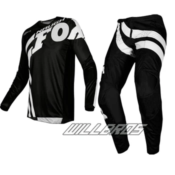 

Hot Sale!Delicate Fox 2019 MX Cota Czar Jersey Pants Motorcycle Street Moto Gear Set Automotive Black Suit
