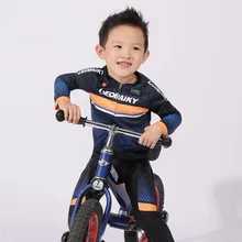 Child Team Bike Jersey Sets Kids Cycling Set Riding Clothing Mtb Wear Children Bicycle Clothes Boy Sport Suit Girls Long Kits