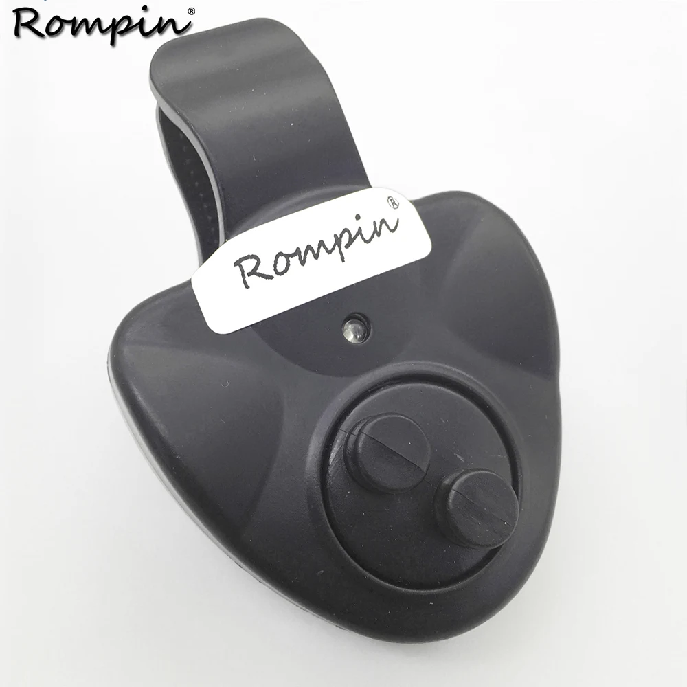 

Rompin Electronic Fishing Rod Alarms Electronic Fish Bite Alarm Sound Alert LED Light Clip